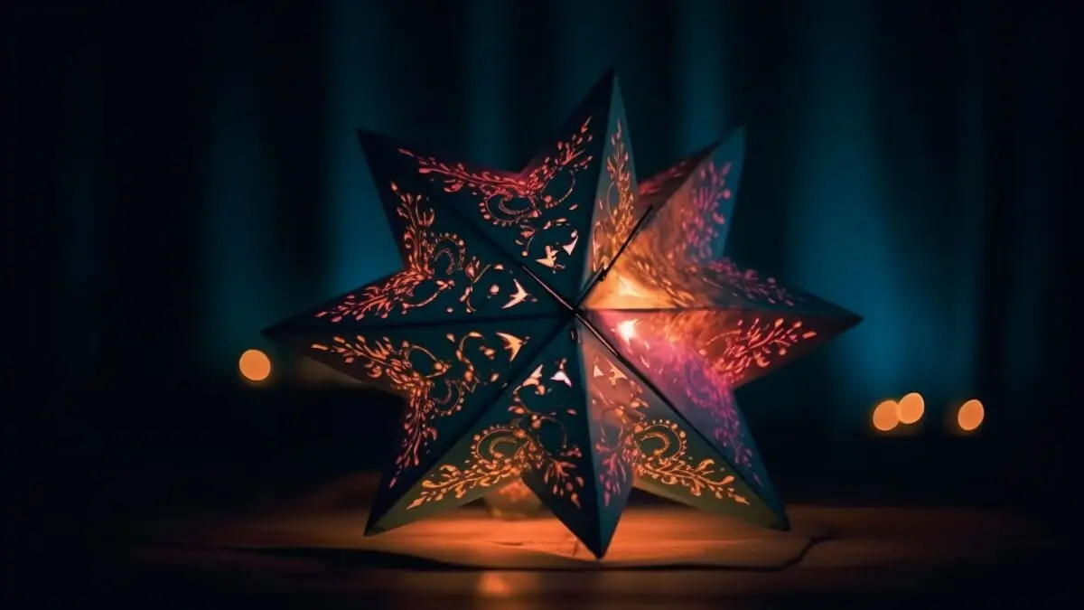 Sprid nostalgisk julstämning med en retro adventsstjärna