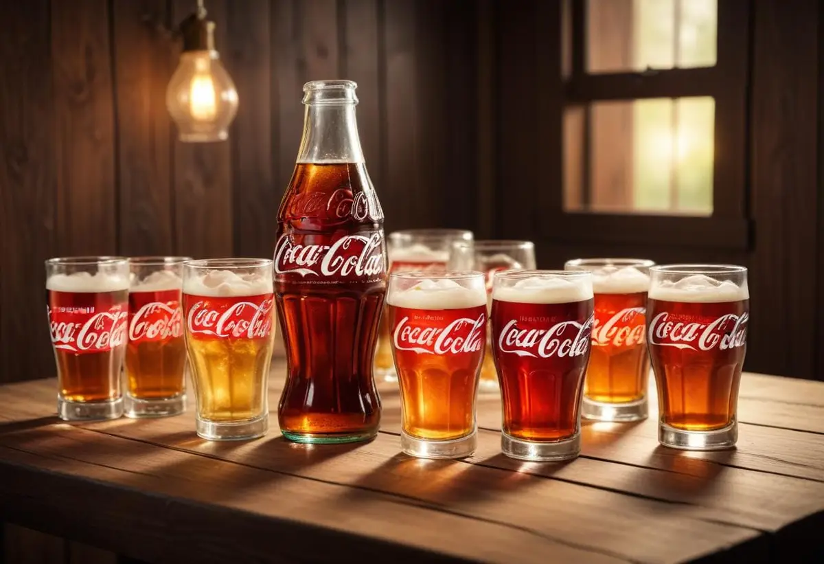 Coca-Cola glas illustration